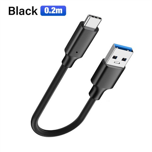 USB A to USB C Cable Type C Fast Charging Charger Cord For iPhone 15 Pro Max SSD - Picture 10 of 16