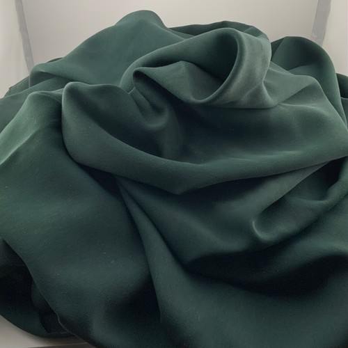 Fabric Gaberdine Twill Weave Green Teal Blue Draping Fluid 2.75 yds x 58
