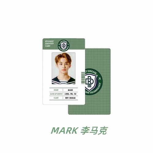 Kpop NCT 127 Dream WayV Back to School Plastic Photocard Student identity Cards - Picture 18 of 26