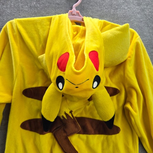 Pokemon Boys Sleepwear M Yellow Pikachu Pajama Suit Long Sleeve Logo - Picture 14 of 16