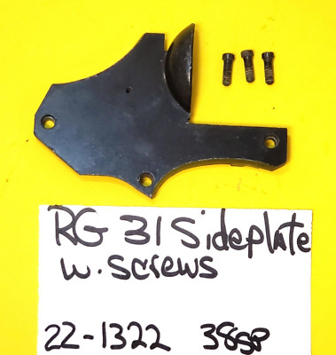 ROHM RG INDUSTRIES MODEL 31 IN 38 SP SIDE PLATE + SCREWS GUN PARTS LOT 22-1322