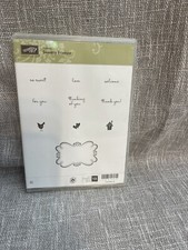 Stampin Up Sweetly Framed Welcome Bird House Hearts Thinking Of You