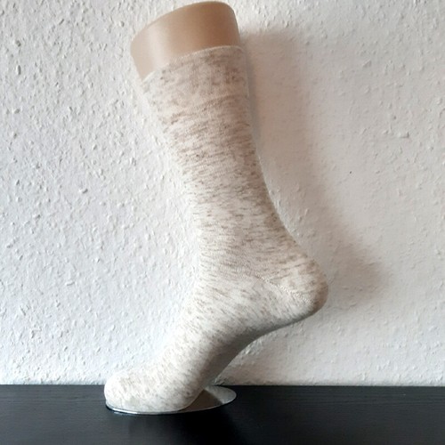 4 Paar Damen Leinen Socken ohne Gummi 50% BW 50% Leinen = 100% Natur 35-42 - Bild 4 von 4