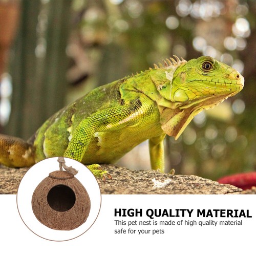 Lizard Habitat Snake Cave Bird Cage Toys Bird Hanging House liquidation Budgie Hammock