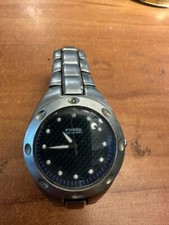 Mens Fossil Blue Watch 100 Meters Water Resistance