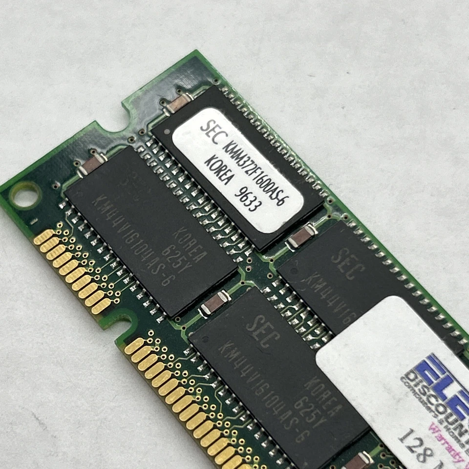 Vintage 128MB EDO ECC 168PIN DIMM ECC Memory Module 60NS * 228470-001 128 mb - Image 3 of 4