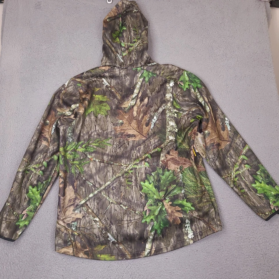 Mossy Oak Tech Hoodie Men's XL Camouflage w/Face Gaiter Pullover NWT A2 - Image 2 of 4