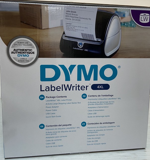 dymo labelwriter 4xl usb device not recognized