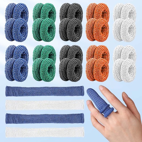 10 X Finger Bobs Cots Buddies Dressings Erste Hilfe Tubular Sport Bandage - Picture 2 of 17