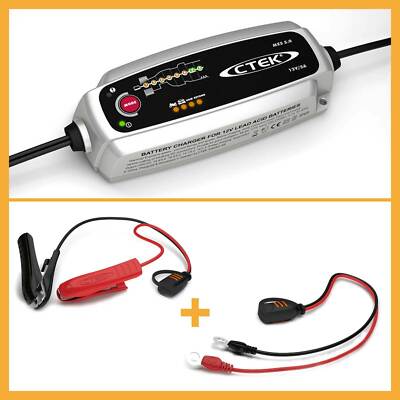 CTEK MXS 5.0 Batterie Ladegerät 12V Temperaturkompensation Schnellkontaktkabel