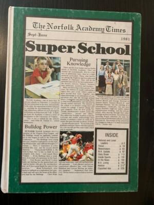 Norfolk Academy Yearbook 1981 ''Super School'' 81 Norfolk, Virginia VA