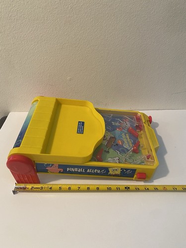 Bob Esponja Pantalones Cuadrados Callejón de Pinball Electrónico Juego de Mesa para 2 Jugadores 2004 Funciona - Imagen 8 de 10
