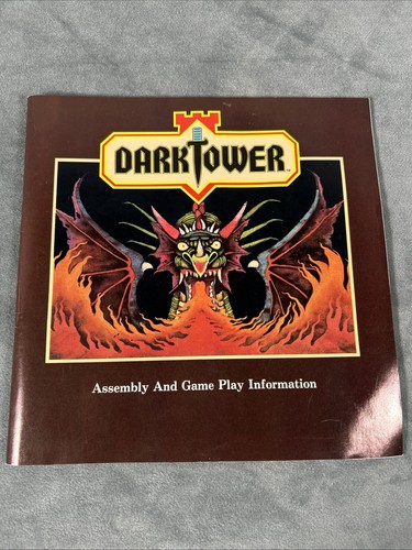 1981 Dark Tower Board Game OEM Original Parts Pieces Instruction Book Manual - Picture 1 of 3
