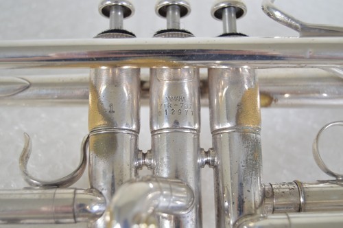 Yamaha YTR-737 Trumpet Silver Plated Mouthpeace Musical instrument W/Hard case - Picture 19 of 19