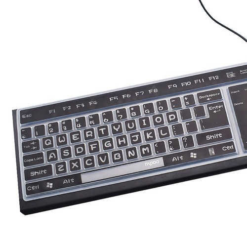Silicone Protective Film for Desktop PC Keyboard Cover Keypad Protector Skin - Photo 14/18