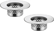 Much Hotter Bathroom Sink Strainer (2 Pack), Bathtub Drain Cover Lavatory Sink D