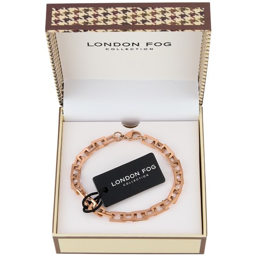 Pulsera unisex London Fog Square Link de 8 pulgadas - Imagen 2 de 12