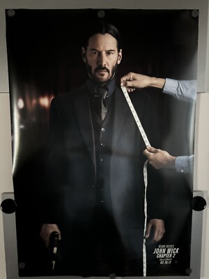 John Wick 2 Bullet Proof Original 27  x 40  DS Theatrical Movie Poster 2017