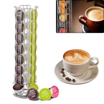 MARKENLOS Kaffeekapselhalter Kapselhalter Kapselständer Rack für 32 Dolce Gusto Kapseln