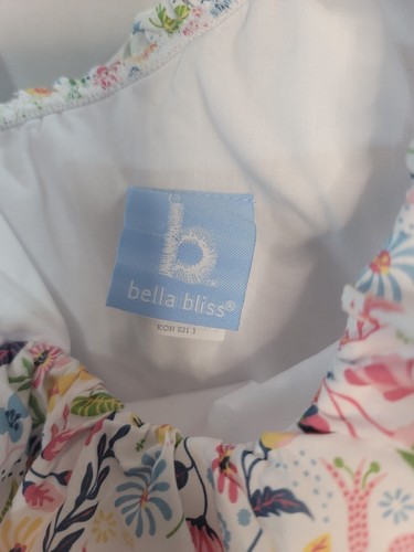 Bella Bliss Girls Tank Ruffle Size 10 White - Picture 4 of 4