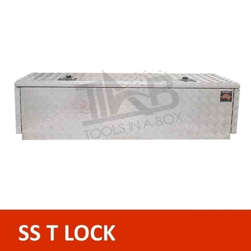2000 x 500 x 500mm Checker 3 Lid Ute Toolbox Trailer Camper Truck Tool Box - Picture 5 of 8