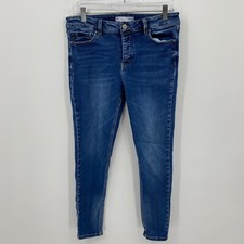 Kancan Women's Skinny Jeans Casual Pockets Medium Blue Wash Size 29 Regular