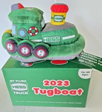 2023 Hess Tugboat My Plush Lights and Songs