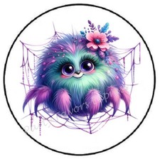 ADORABLE SPIDER HALLOWEEN ENVELOPE SEALS LABELS STICKERS PARTY FAVORS