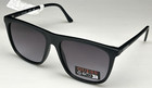 Guess Gf0222 02B Men's 56mm Black Frame Gray Lens Designer Sunglasses New