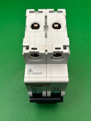 Merlin Gerin C60HD 25713 D6 6A Double Pole MCB - Picture 4 of 4