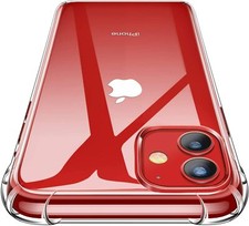 iPhone 12 Pro Max 11 SE XR XS 7 8 Plus Clear Case Two Tempered Glass Protectors