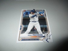 Izaac Pacheco 2021 1st Bowman Draft #BD-46