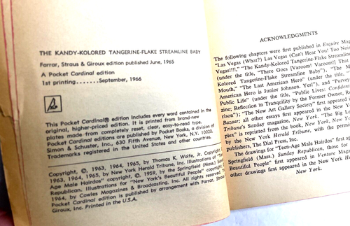 The Kandy-Kolored Tangerine-Flake Streamline Baby Tom Wolfe 1st Pocket 1966 - Picture 5 of 5