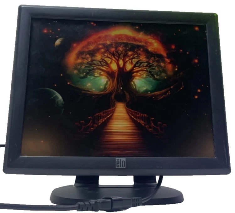 TYCO ET1715L-8CWB-1-GY-G TOUCH MONITOR 17" 1280 X 1024 BUILT IN STAND - Image 2 of 4