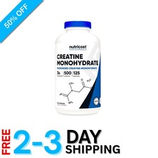 Creatine Monohydrate Capsules 3000mg - Unflavored & Gluten Free for Strength