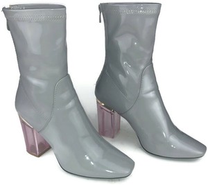perspex heel ankle boots