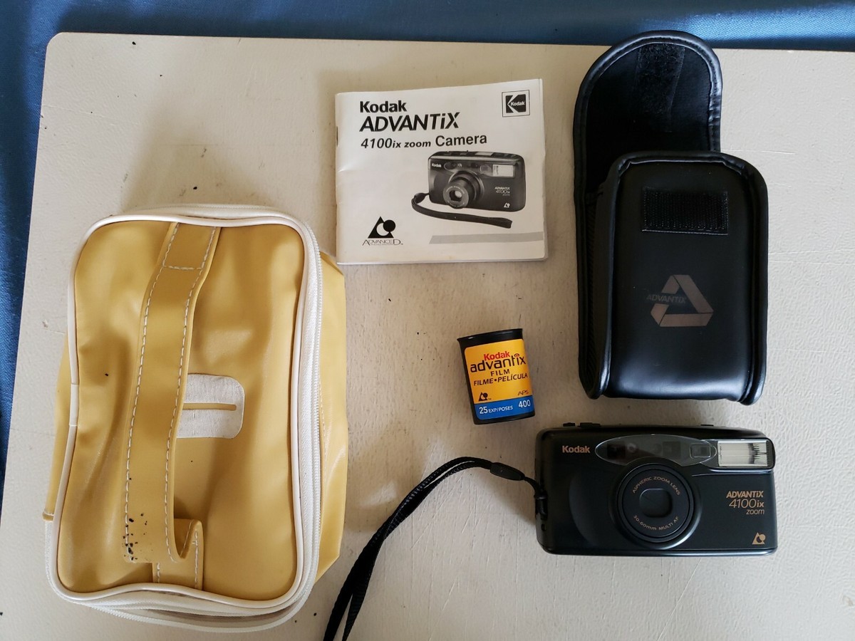Kodak Advantix 4100ix Film Camera Zoom. Case , Manual,Tested