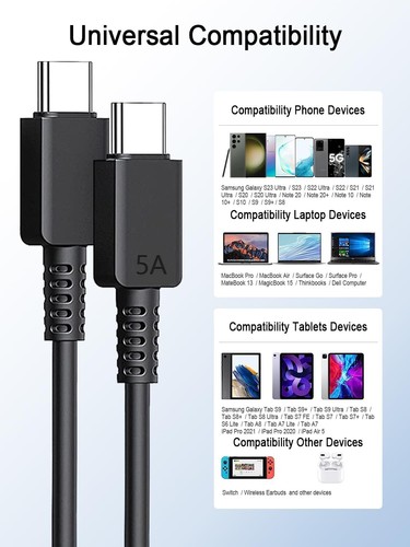 25W Super Fast USB-C Charger Plug/Cable Samsung Galaxy S25FE/S25/ S25+/S25 Ultra - 第 11/25 張圖片
