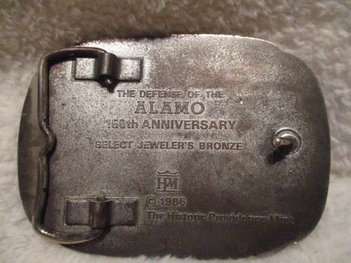 Da collezione~vintage~Fibbia Difesa della Alamo~150° Anniversario~1986 - Foto 6 di 11