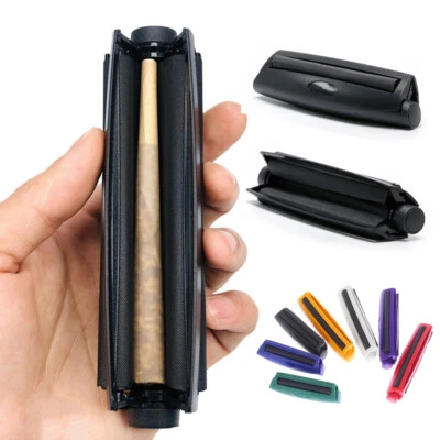 MITCOMM 110mm Drehmaschine Paper Zigarettenroller Cone Roller Long Paper Mehrfarbig