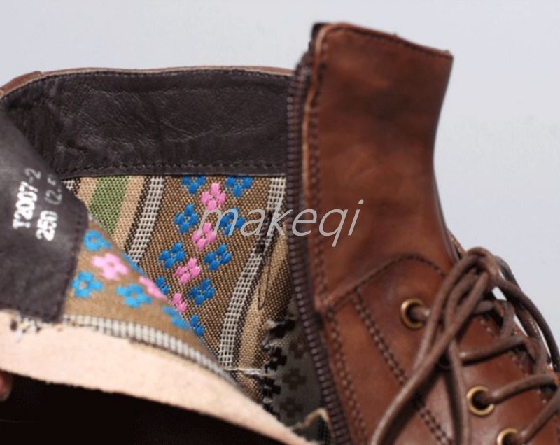 New Uomo Round Toe Lace Up Chelesa Pelle Real Real Pelle Ankle Stivali Shoes Chelesa British a09755 New Uomo Round Toe Lace Up Chelesa Pelle Real Real Pelle Ankle Stivali Shoes Chelesa British a09755