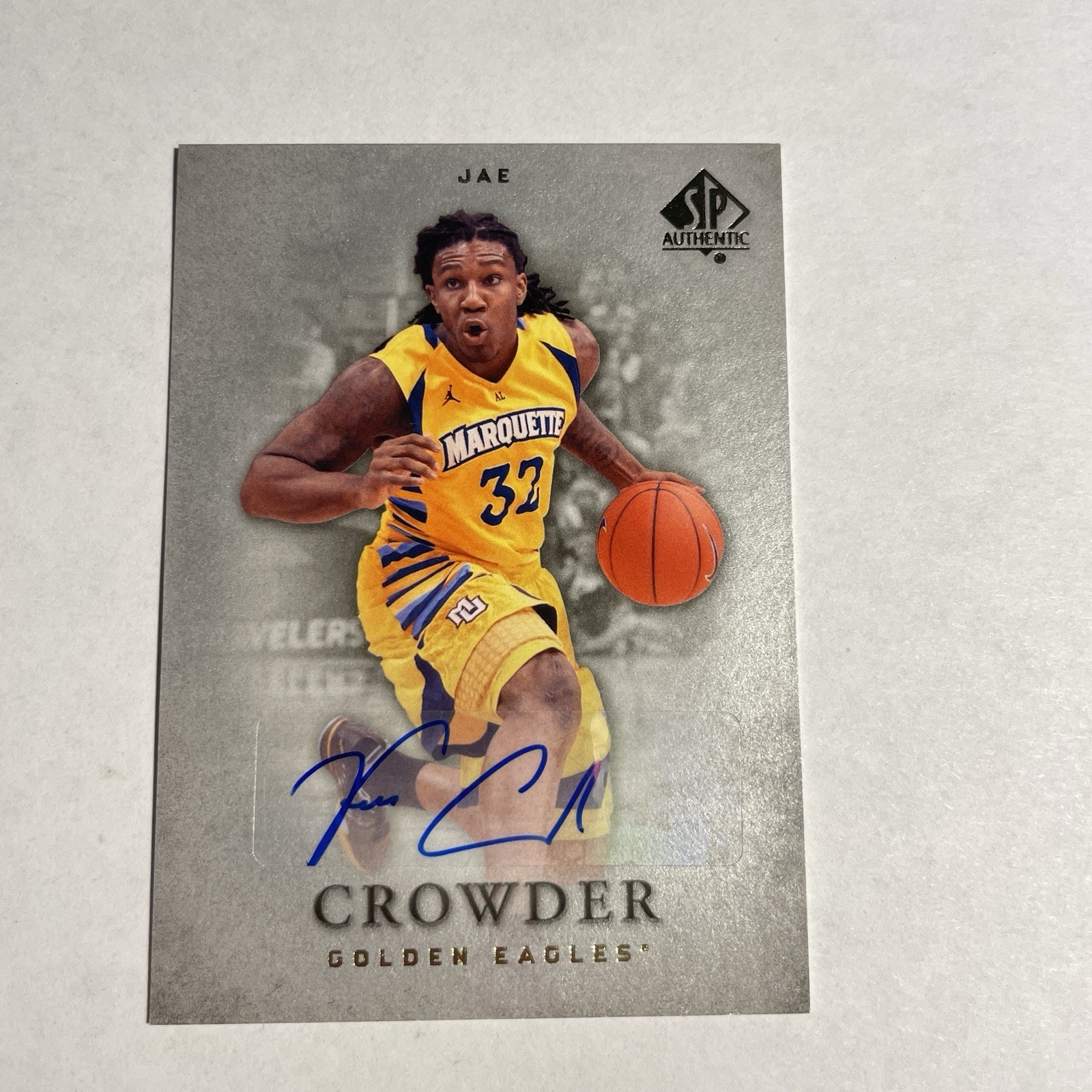 2012-13 SP Authentic Auto Jae Crowder #32 Rookie Auto RC