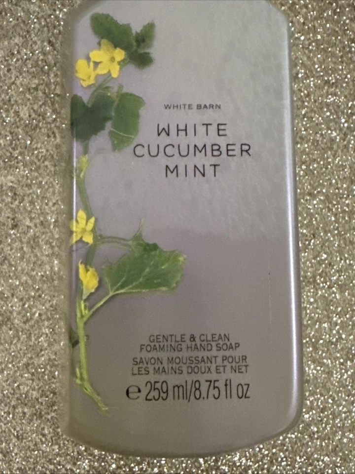 Bath & Body Works WHITE CUCUMBER MINT Gentle & Cean Foaming Hand Soap 8.75 Fl Oz - Image 2 of 2