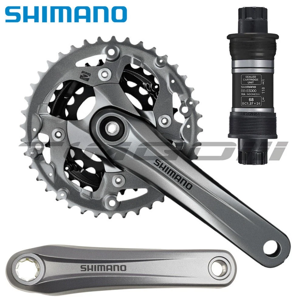 Shimano Steel Triple Chainring Bicycle Cranksets for sale | eBay
