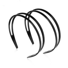 2 Pieces Plastic Headband Double Row Teeth Comb Hair Band Simple and Chic Hair H