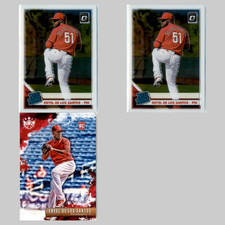 Enyel De Los Santos Rookie Lot 3 Baseball Cards 2019 Donruss Optic Phillies Set