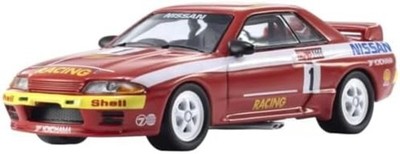 Kyosho 1/64 Winfield Skyline GT-R (R32) 1992 #1 - LED Light-Up Edition F/S Track