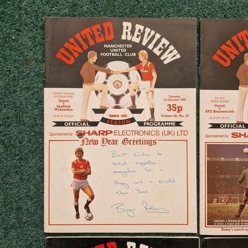 Manchester United Spiele 70er & 80er Jahre gemischtes Konvolut x 14 Fußball - Bild 3 von 20