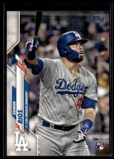 2020 Topps SP Image Variation Edwin Rios RC Los Angeles Dodgers #681