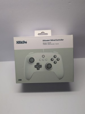 8Bitdo Ultimate C Wired Controller for PC, Android, Steam-Mint Green New/OpenBox